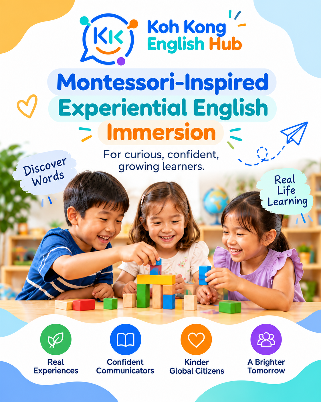 Koh Kong English Hub Montessori-inspired experiential English immersion for young learners